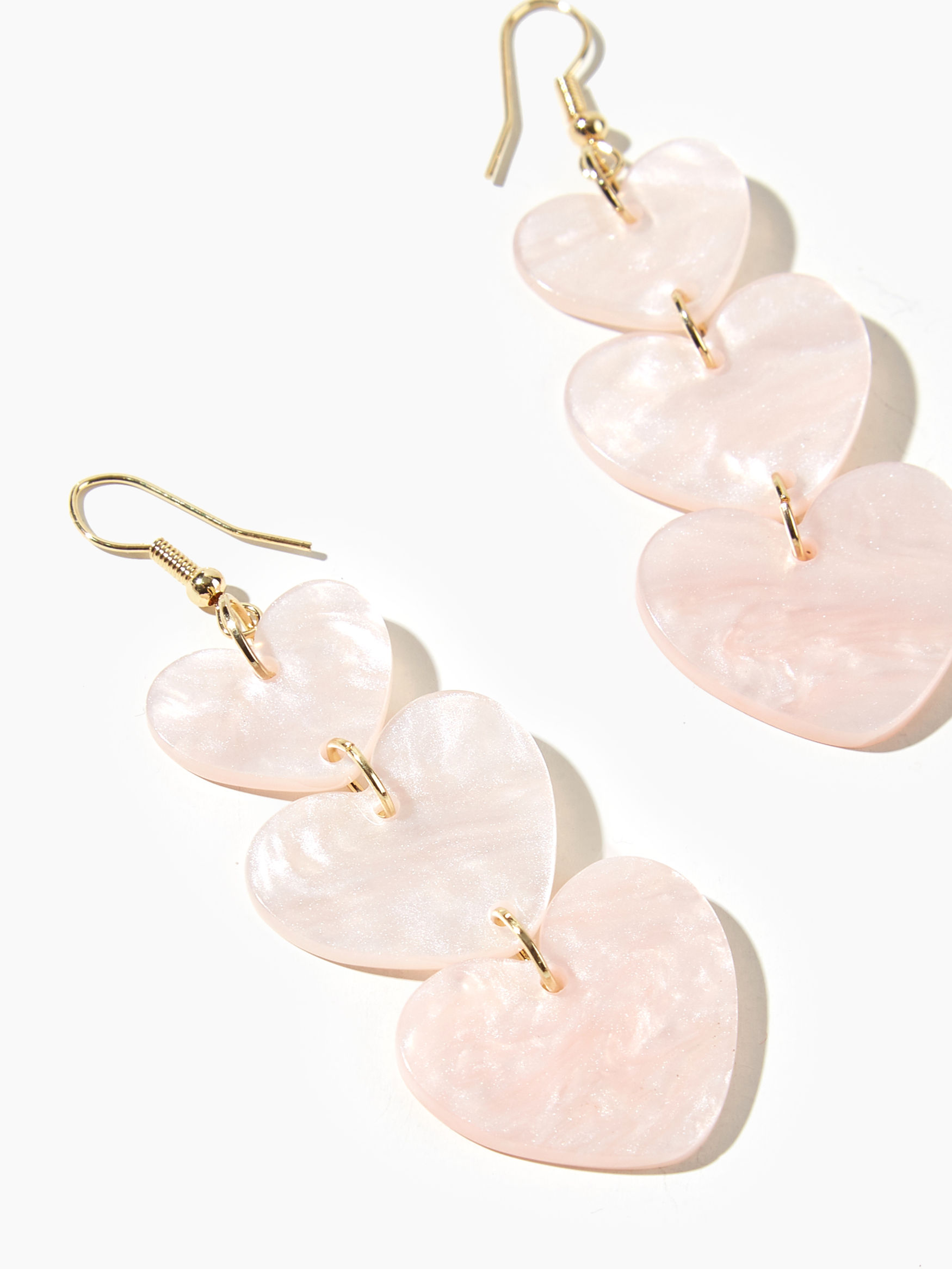 Serena -  Boucles d'oreilles rose pâle