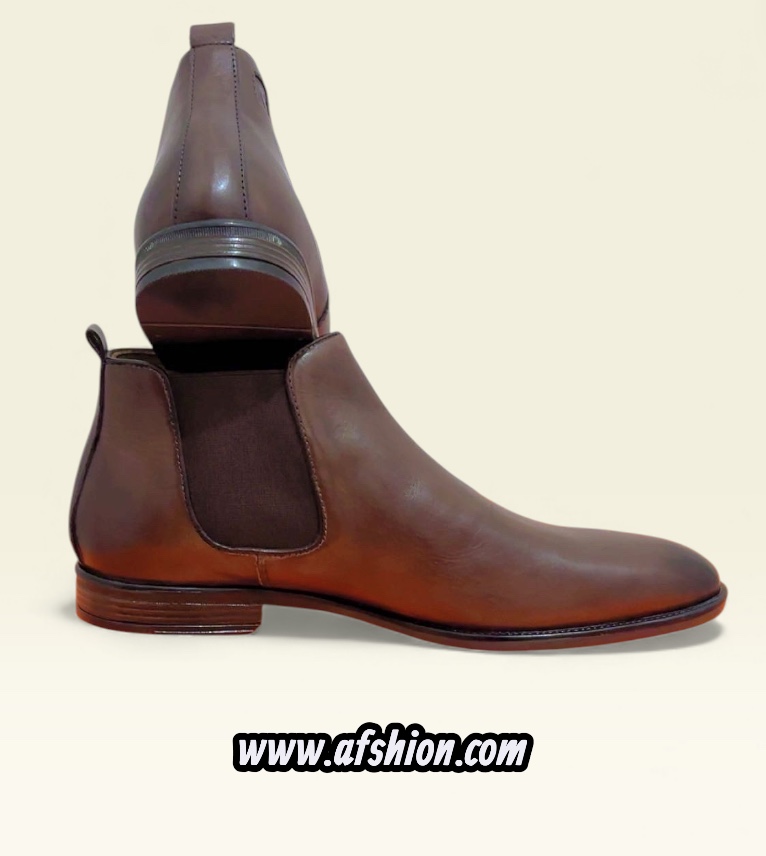 Bottines Homme Marron cuir