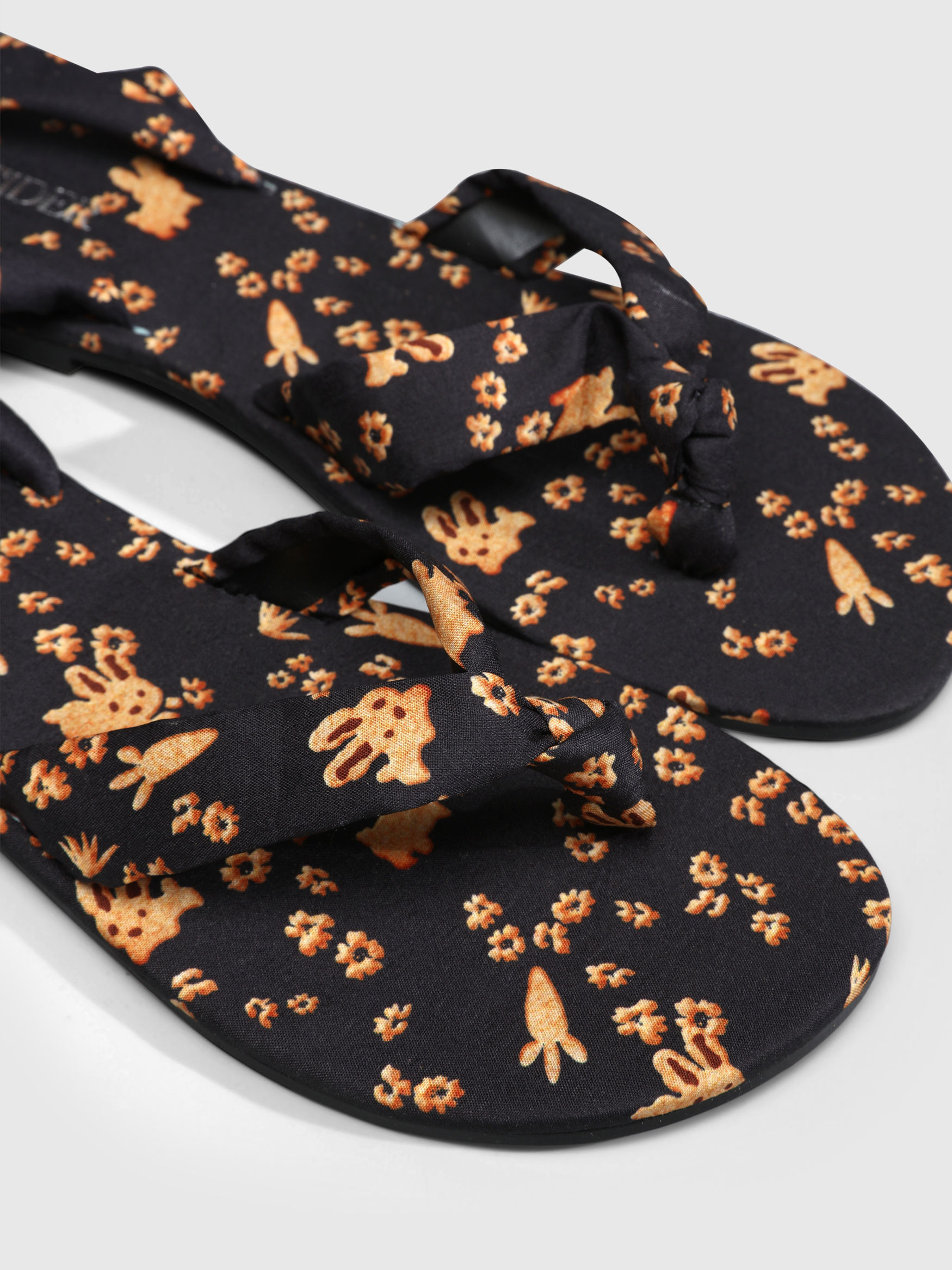 Sophie -  Sandales marron et noir