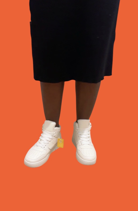 Beyoncé - Baskets femme Montante Blanc