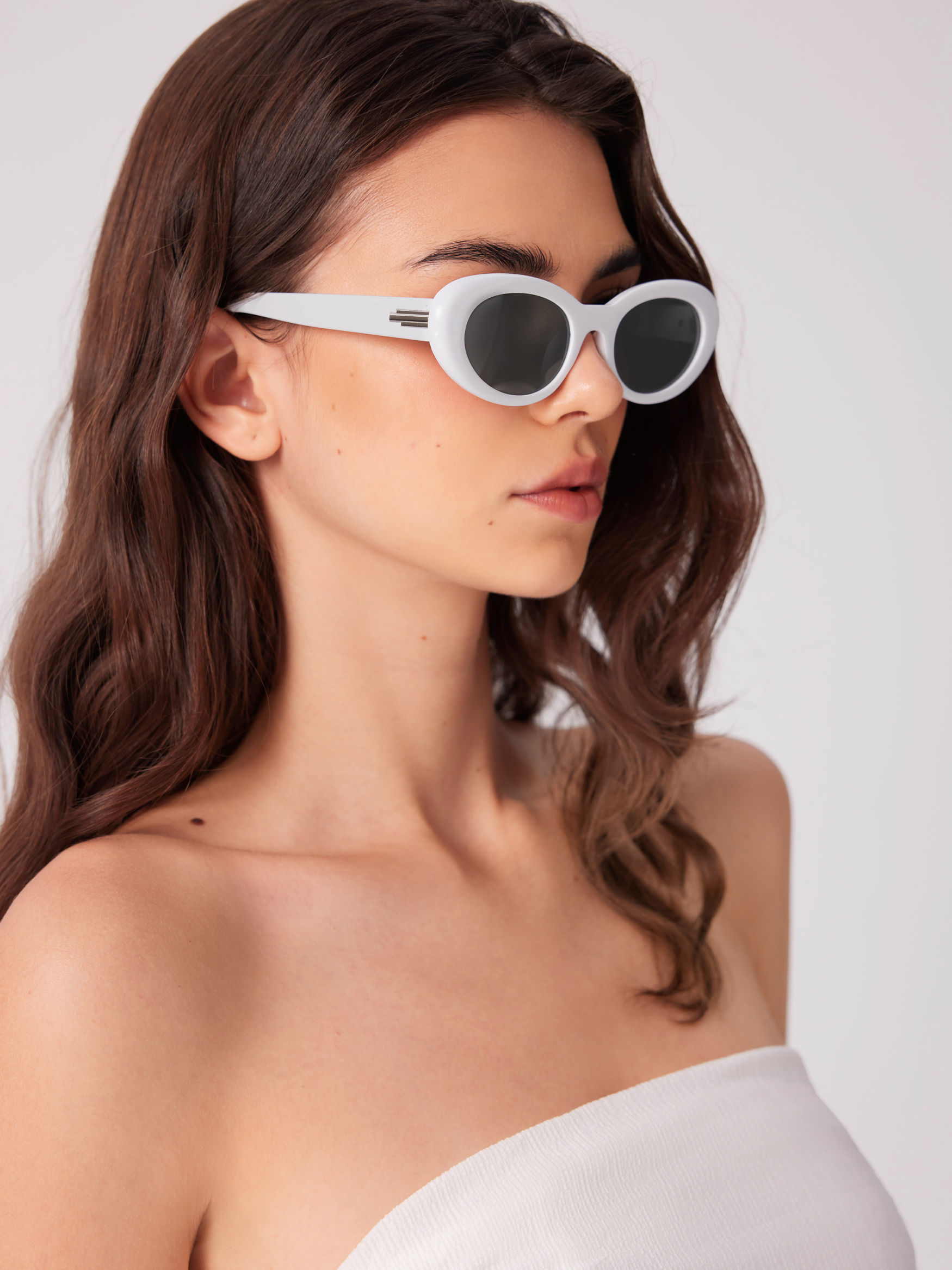 Nafissatou -  Lunettes blanc