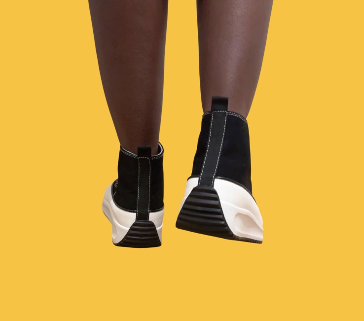 Katy - Baskets Femme Montante NOIR