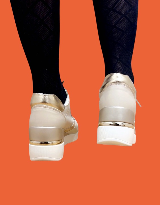 Mary - Baskets basses beige