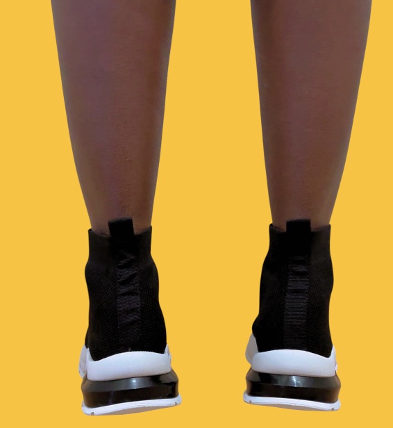 Anaïs - Basket Femme Montante NOIR